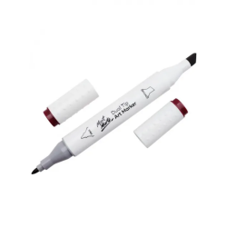 Mont Marte Art Marker Διπλής Μύτης R5 Old Mauve (1 Wine Red)